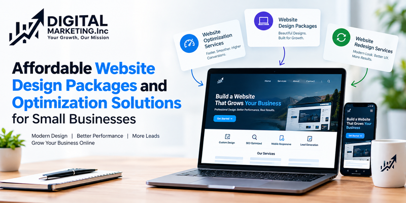 Affordable Website Design Packages and Optimization Solutions for Small Businesses